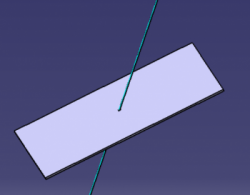 Geogebra: Intersección recta-plano