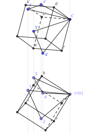 Ejercicio Hexaedro Dado Dos Planos Oblicuos y un Vértice