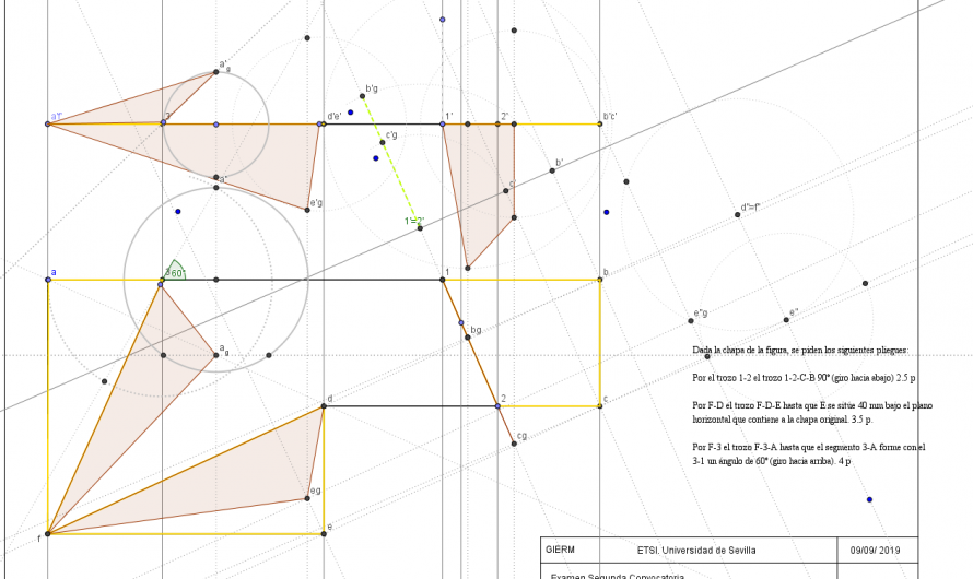 1. EJERCICIO CHAPA EXAMEN SEPT. 2019 EXPLICADO (cambio de plano y giro)