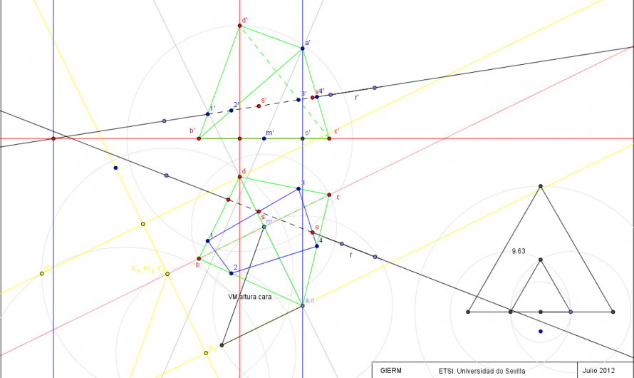 Geogebra: Tetraedro examen julio 2012